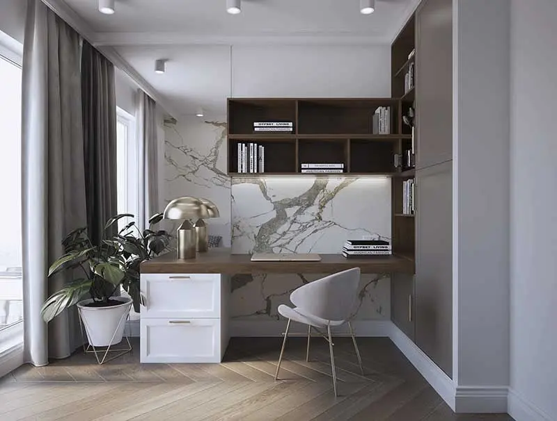 Mieszkanie z elementami nawiązującymi do stylu Art Deco | Projekt: HEDO Architects