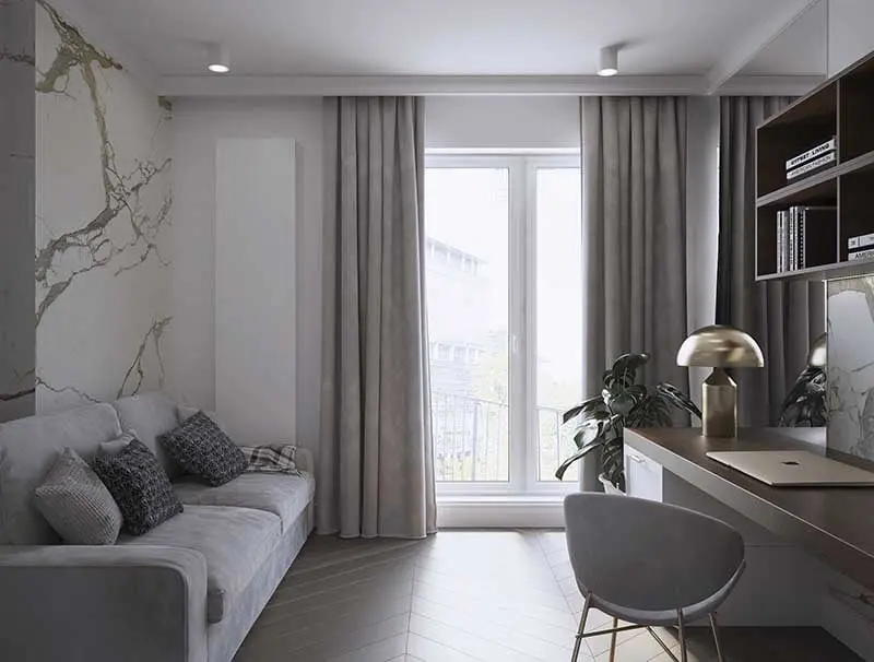 Mieszkanie z elementami nawiązującymi do stylu Art Deco | Projekt: HEDO Architects