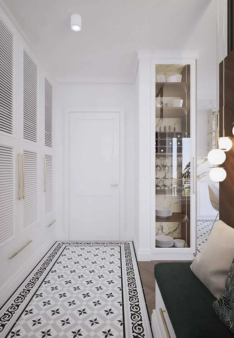 Mieszkanie z elementami nawiązującymi do stylu Art Deco | Projekt: HEDO Architects