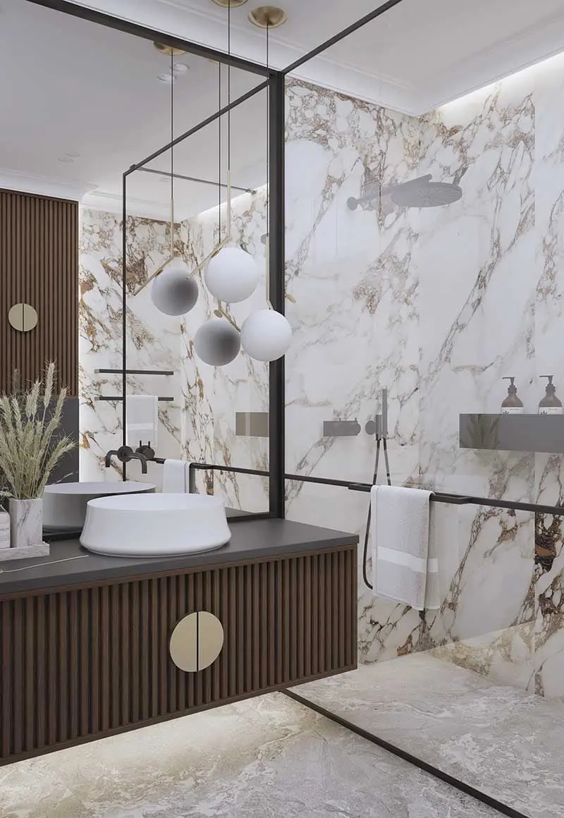 Mieszkanie z elementami nawiązującymi do stylu Art Deco | Projekt: HEDO Architects