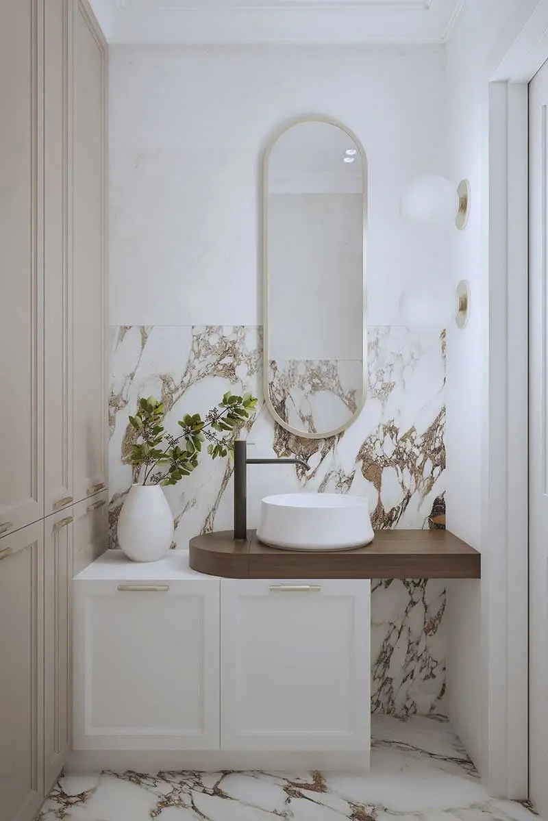 Mieszkanie z elementami nawiązującymi do stylu Art Deco | Projekt: HEDO Architects