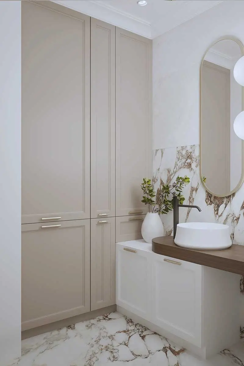 Mieszkanie z elementami nawiązującymi do stylu Art Deco | Projekt: HEDO Architects