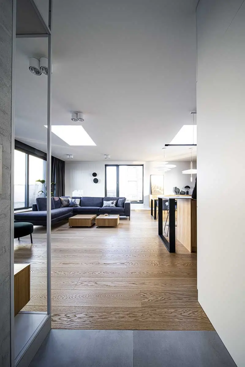 Światło naturalne potrafi zdziałać we wnętrzach cuda! | Projekt: Hanna Pietras Architects