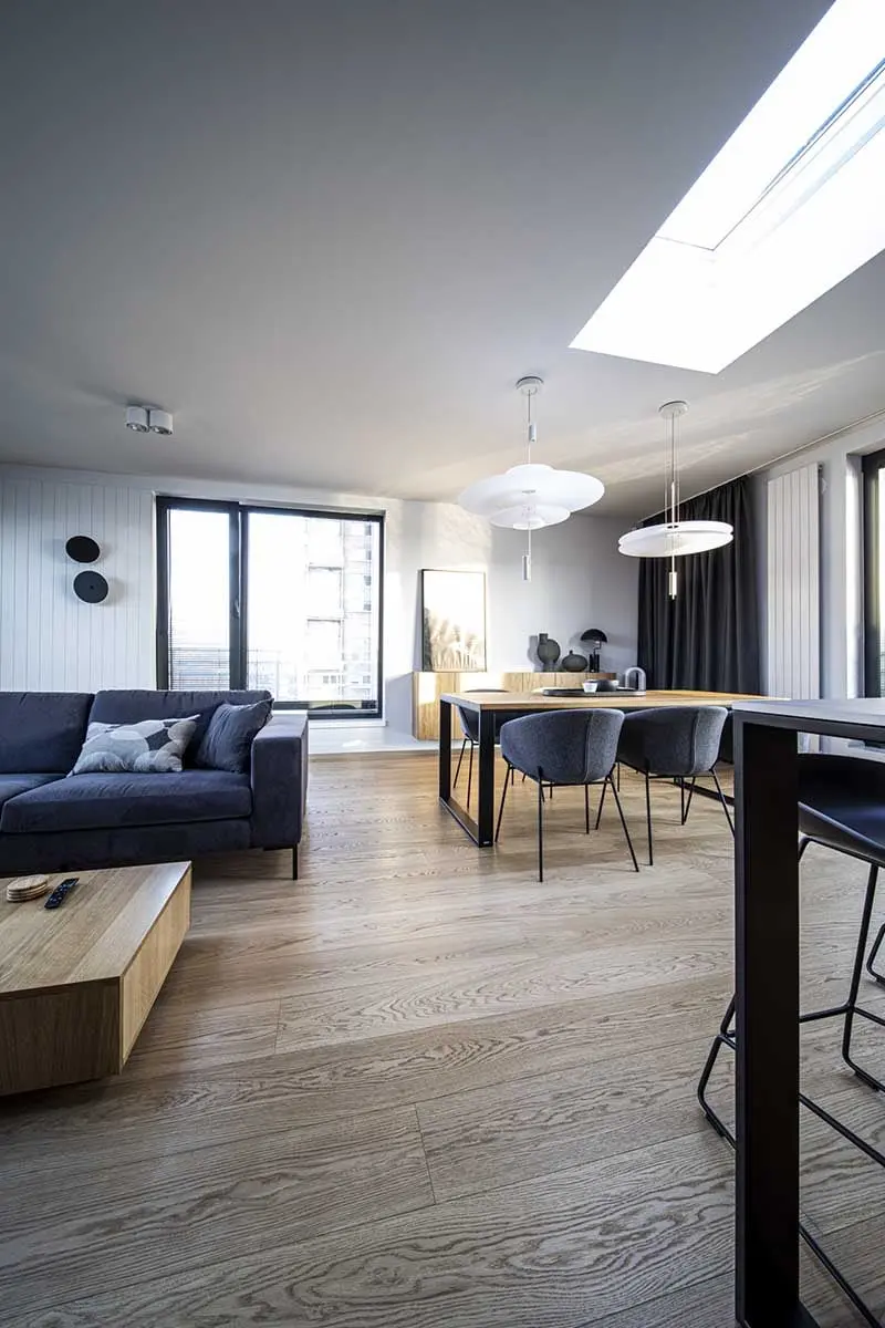 Światło naturalne potrafi zdziałać we wnętrzach cuda! | Projekt: Hanna Pietras Architects