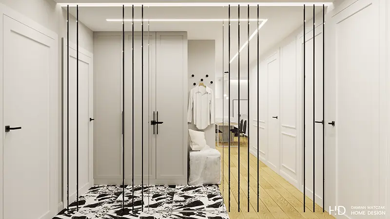 70 metrowe mieszkanie w stylu nowojorskim | Proj: Damian Matczak Home Design