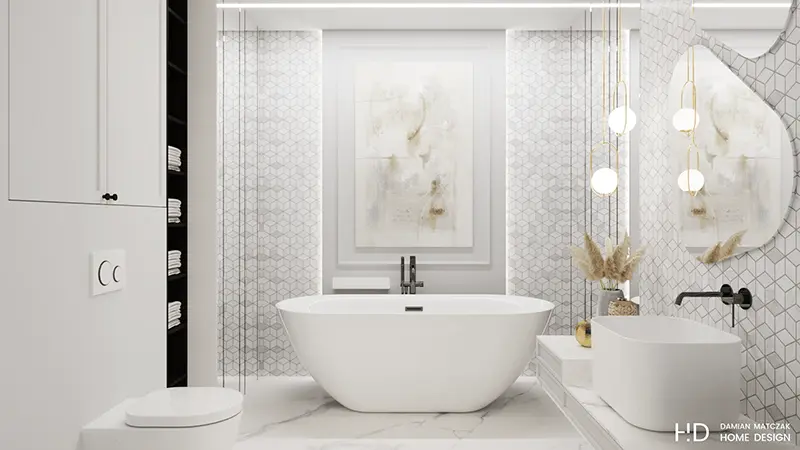 70 metrowe mieszkanie w stylu nowojorskim | Proj: Damian Matczak Home Design