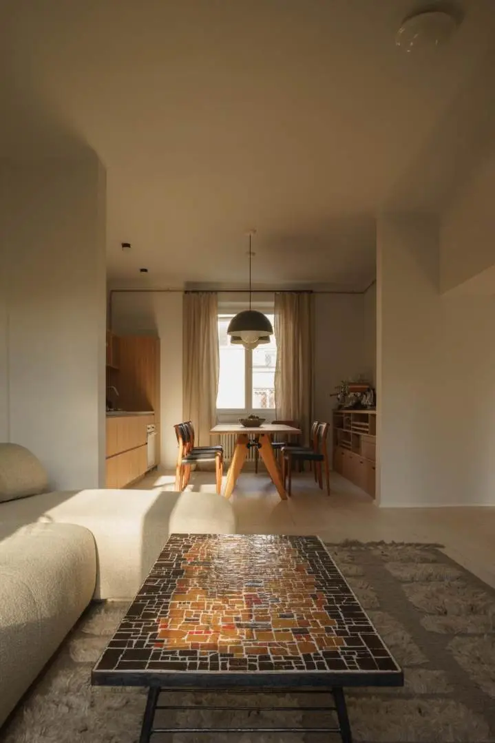 Historyczne podejście do projektu mieszkania w domu z 1939 roku | Proj: Loft Kolasiński