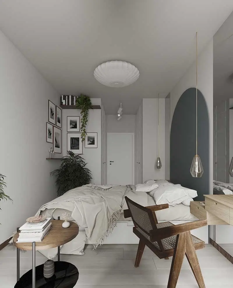 PROJEKT DOLINA MOKOTÓW - ODWAŻNE KOLORY I SUBTELNE ŁUKI