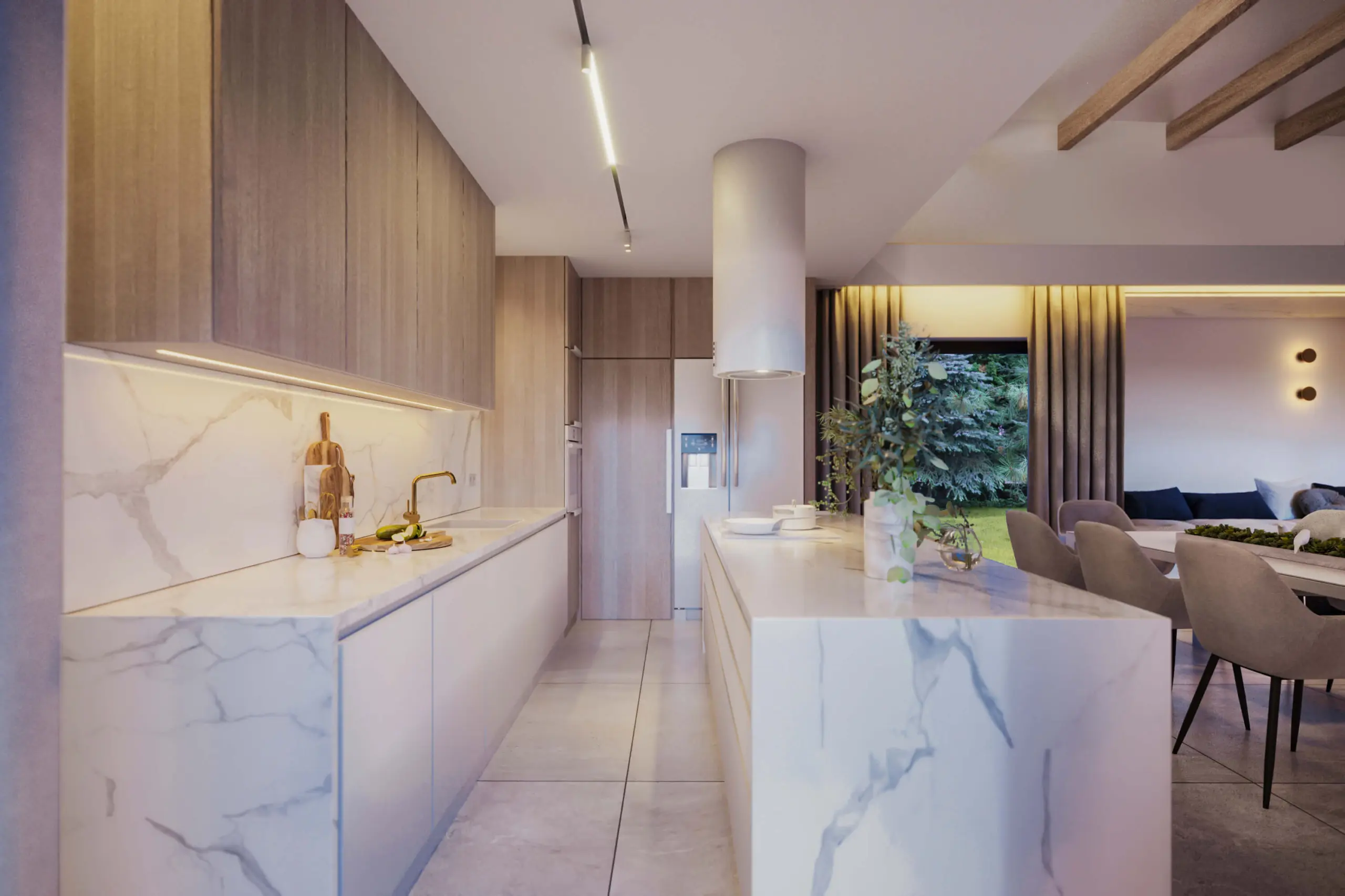 Przytulny dom w typie nowoczesnej stodoły | Proj: FOORMA Pracownia Architektury Wnętrz