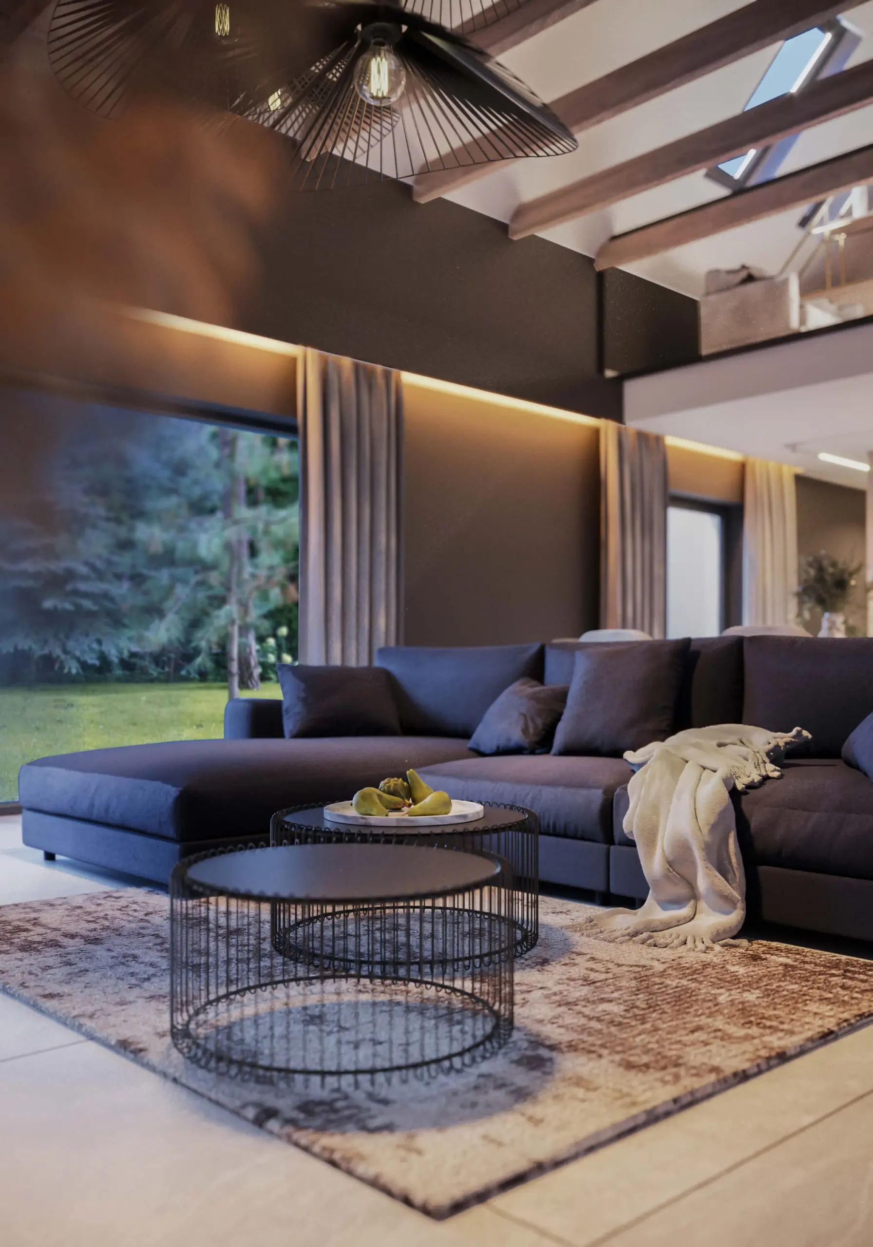 Przytulny dom w typie nowoczesnej stodoły | Proj: FOORMA Pracownia Architektury Wnętrz