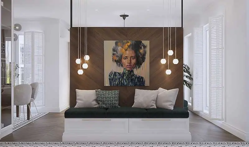 Mieszkanie z elementami nawiązującymi do stylu Art Deco | Projekt: HEDO Architects