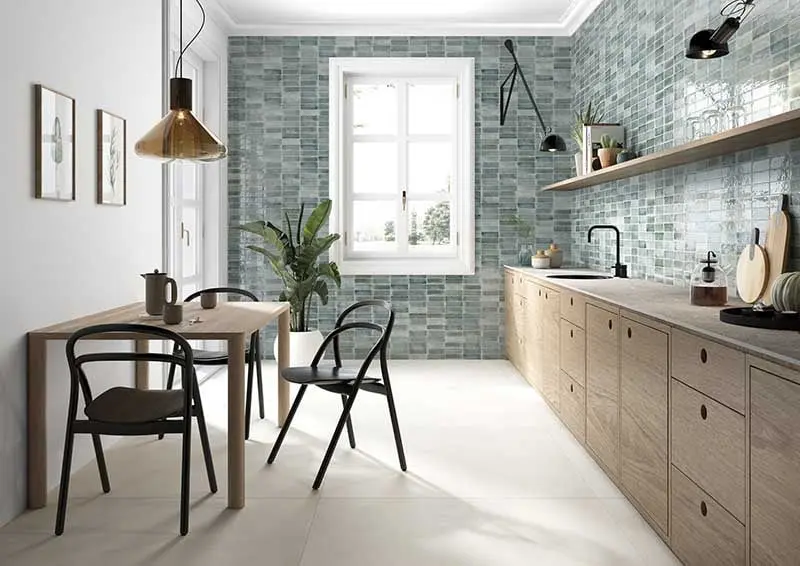 Delikatny i subtelny blask płytek Sartoria TBRICK