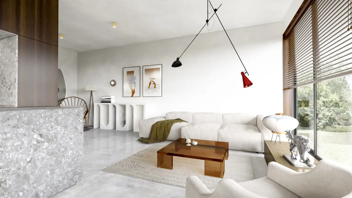 Zestawienie kontrastujących tektur i materiałów. | Proj.: Pracownia IN