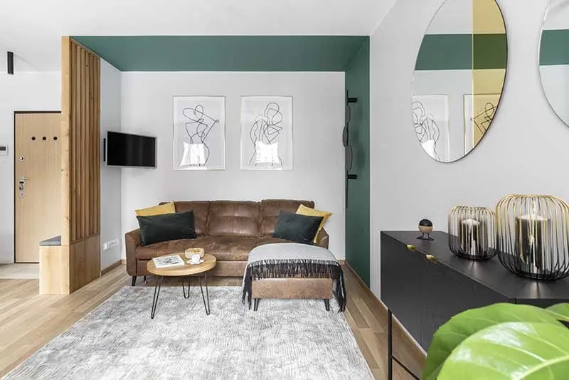 32 metrowe eleganckie mieszkanie - Apartament Stary Browar | Proj: Vzorovo