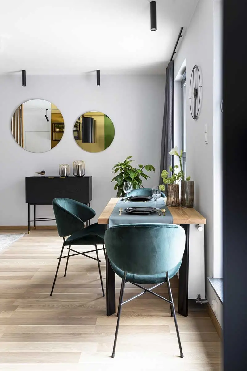 32 metrowe eleganckie mieszkanie - Apartament Stary Browar | Proj: Vzorovo