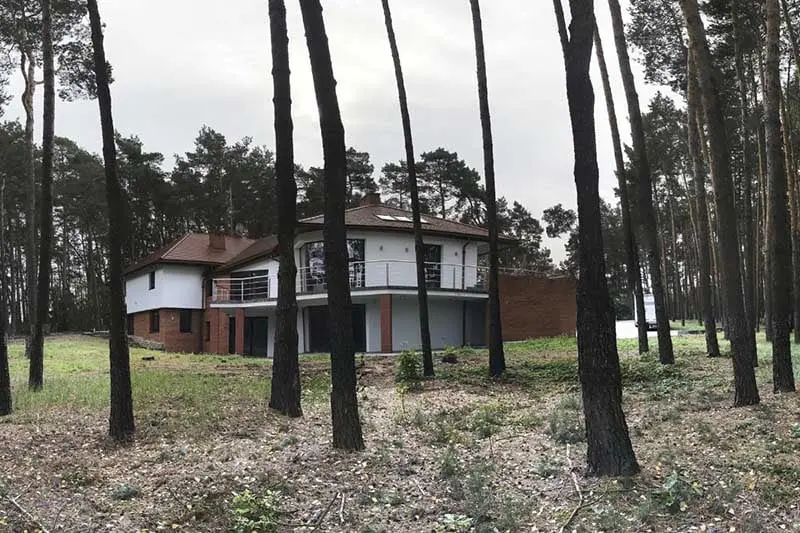 Dom w lesie przed przebudową