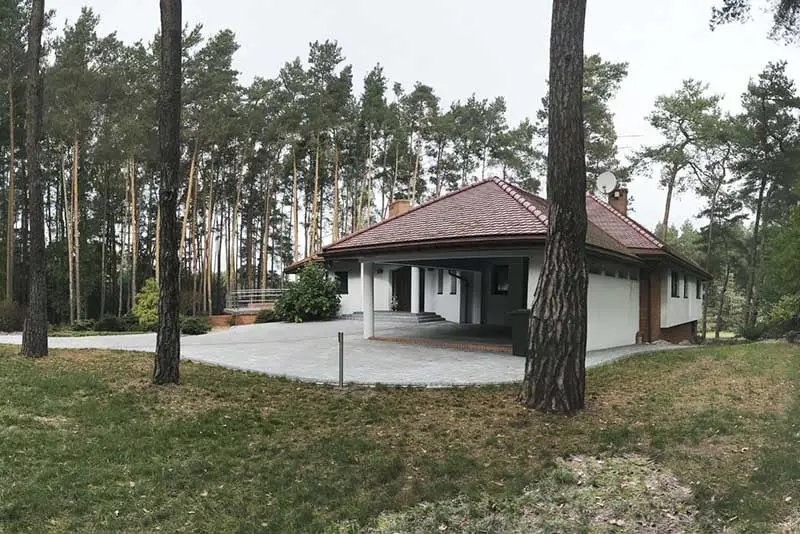 Dom w lesie przed przebudową