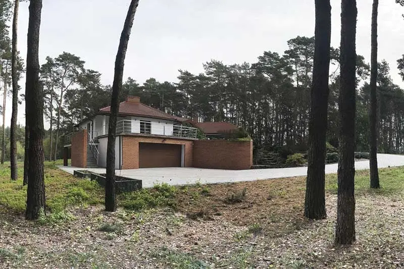 Dom w lesie przed przebudową