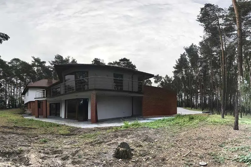 Dom w lesie przed przebudową