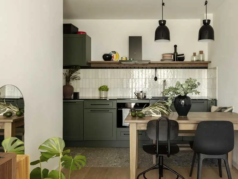 Wertykalny układ pytek cegiełek. | Proj. Lokal Studio; Fot.: Ayuko Studio