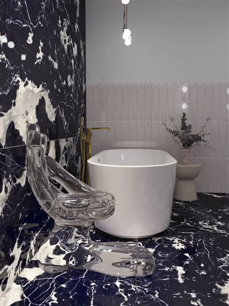 Łazienka | Proj.: Martyna Milczarek | MulumStudio