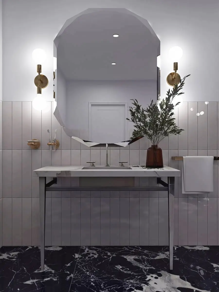 Łazienka | Proj.: Martyna Milczarek | MulumStudio