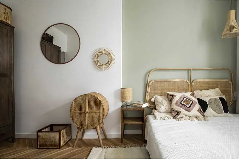 Wakacyjny klimat w sypialni. | Julia Zembrzuska | Studio METRY