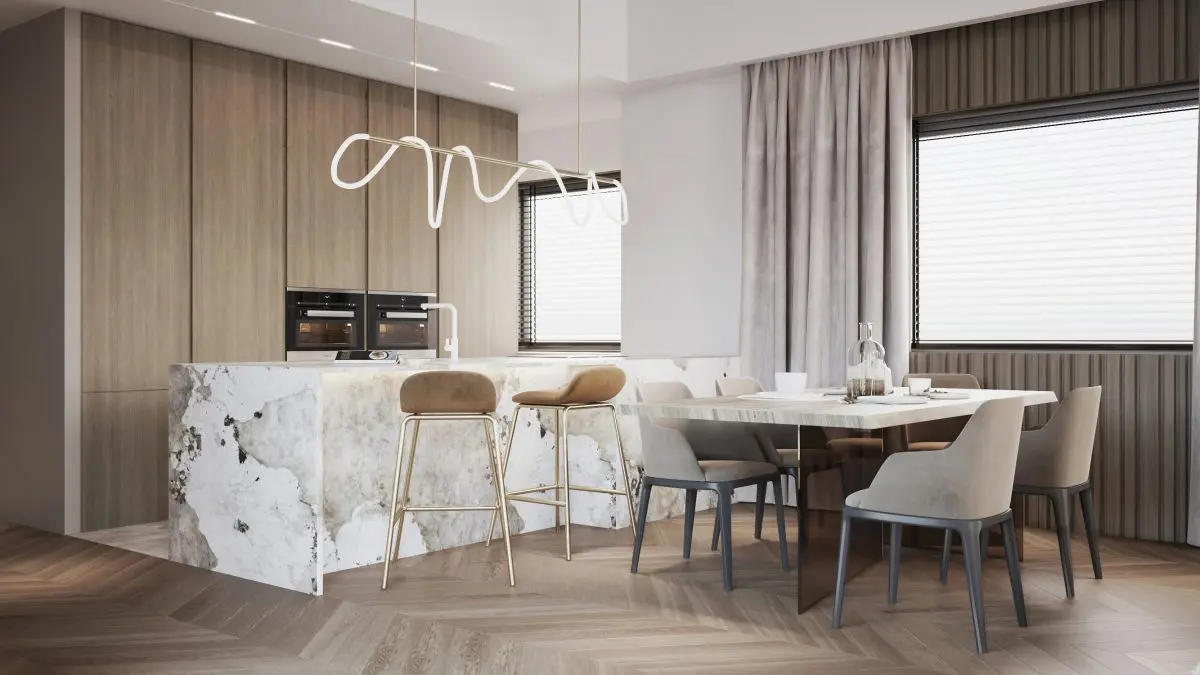 Modern Style w 194 metrowym domu | Proj: Hedo Architects