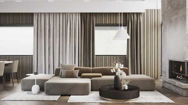 Modern Style w 194 metrowym domu | Proj: Hedo Architects