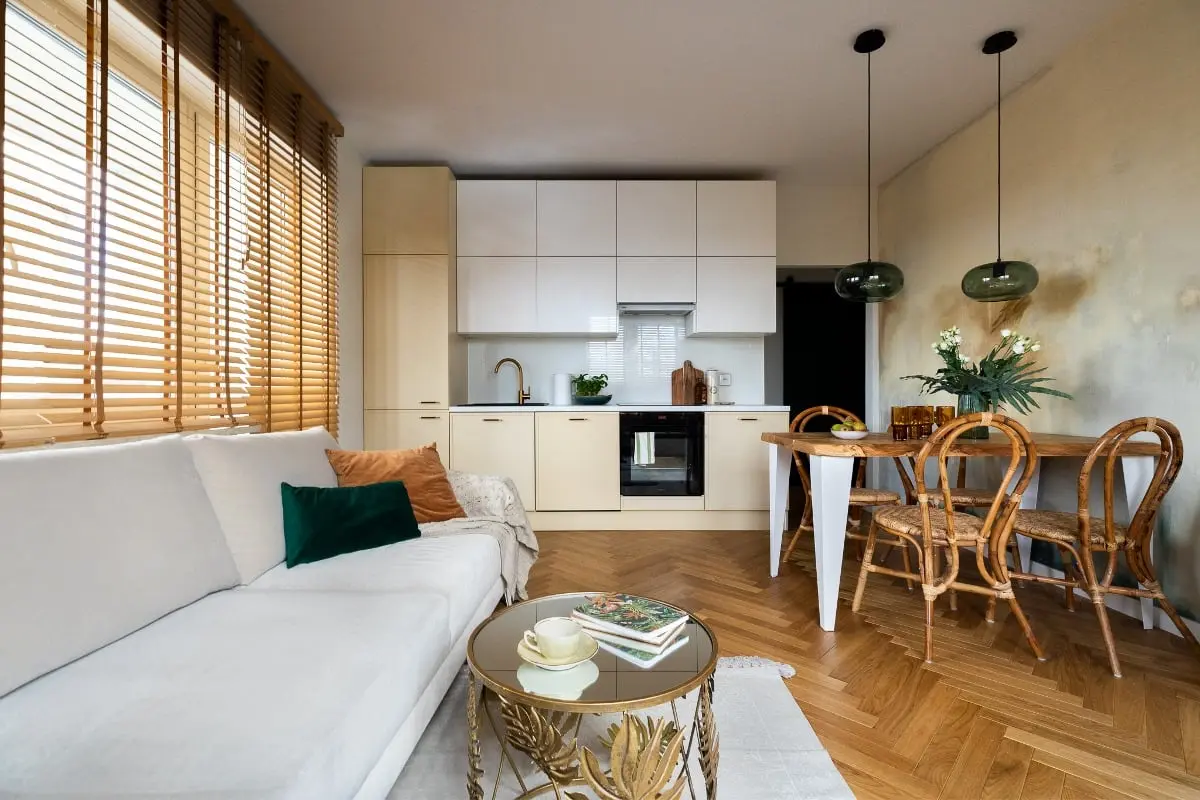 Projekt i stylizacja: Iwona Bernaciak MIESZKANIE PO PRZEMIANIE; fot. Kąty Proste - fotografia wnętrz