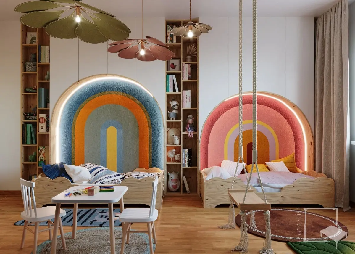 Projekt wnętrz: 4 kąty a stół 5 Pracownia Projektowa Ewelina Białobrzewska