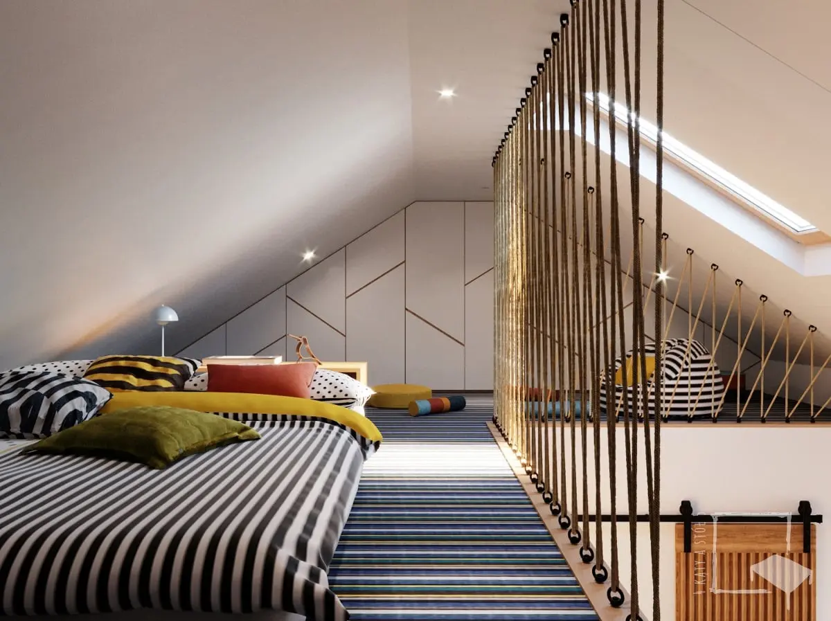 Projekt wnętrz: 4 kąty a stół 5 Pracownia Projektowa Ewelina Białobrzewska