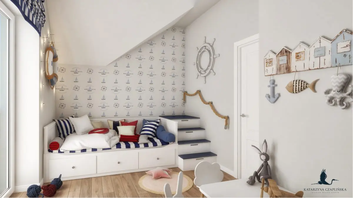 Pokój dziecięcy w 100 metrowym domu