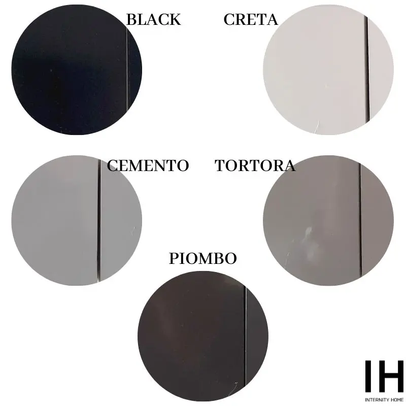 Brodzik dostępny jest w pięciu kolorach inspirowanych naturalnym kamieniem.