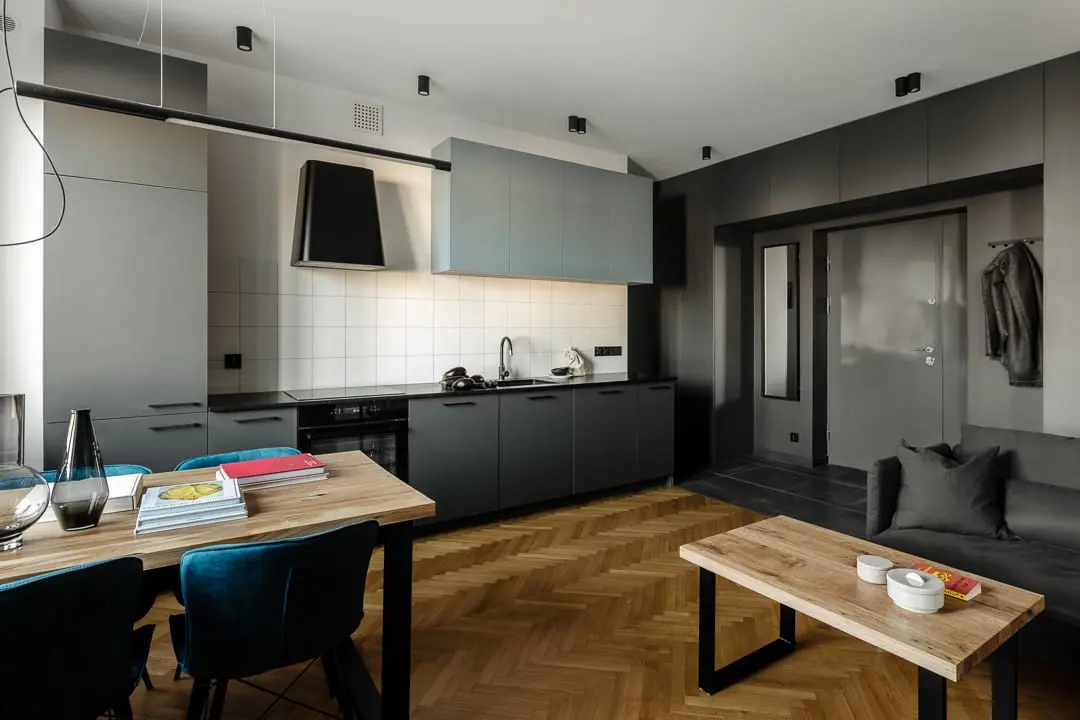 Część dzienna | proj. Fuga Architektura Wnętrz, zdj. Aleksandra Dermont