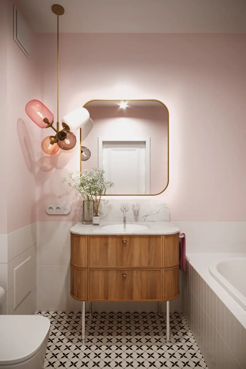 Łazienka główna | proj. Houmi Projekty