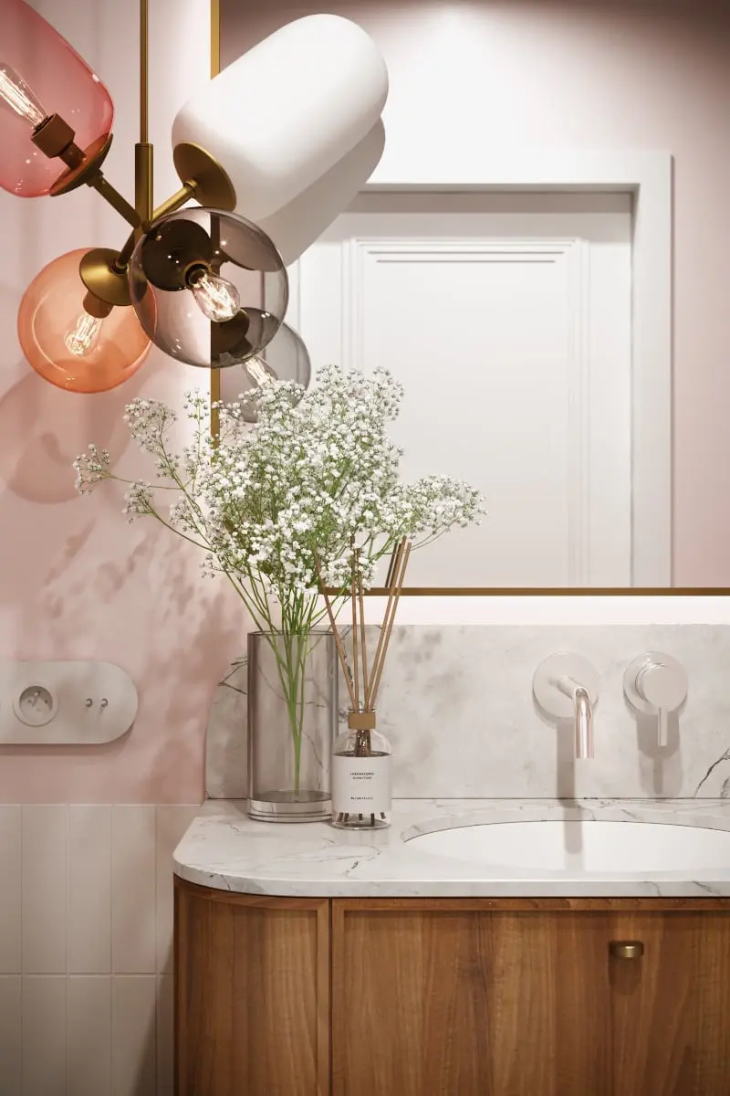 Łazienka główna | proj. Houmi Projekty