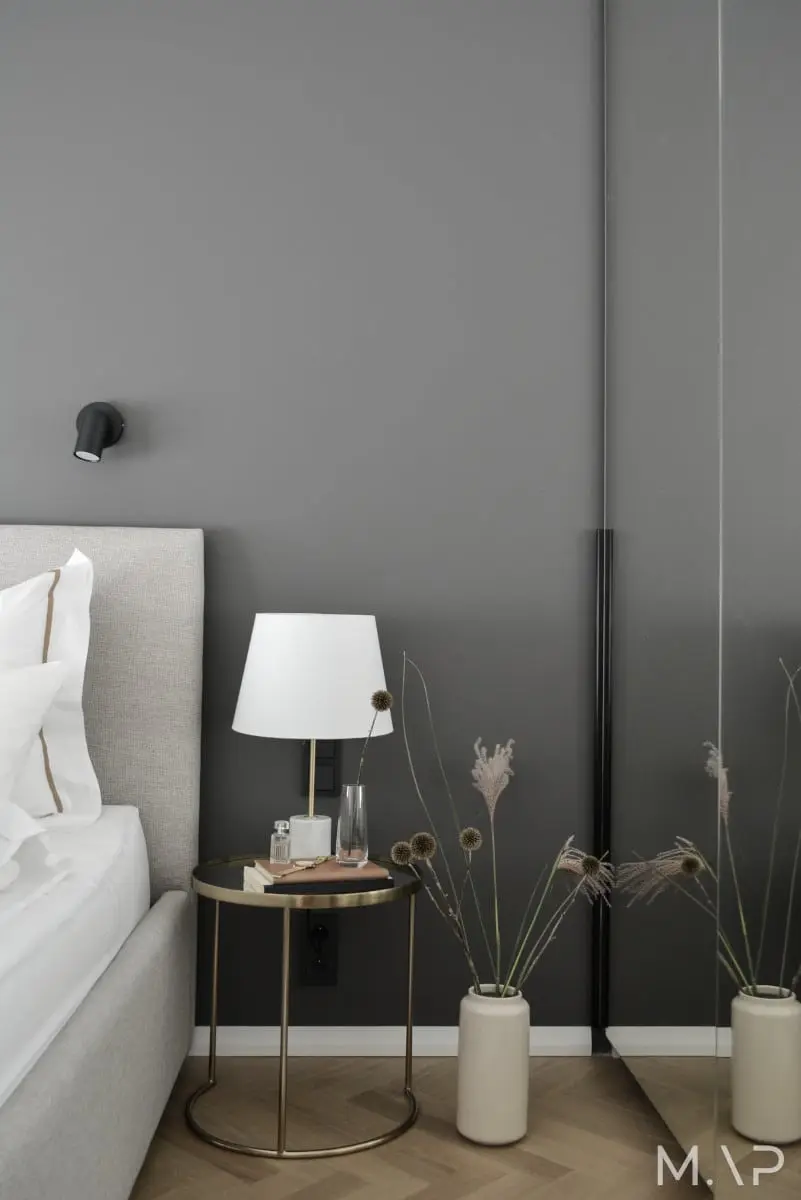 Mała sypialnia | proj. MAP Studio Monika Adamczyk - Popiel