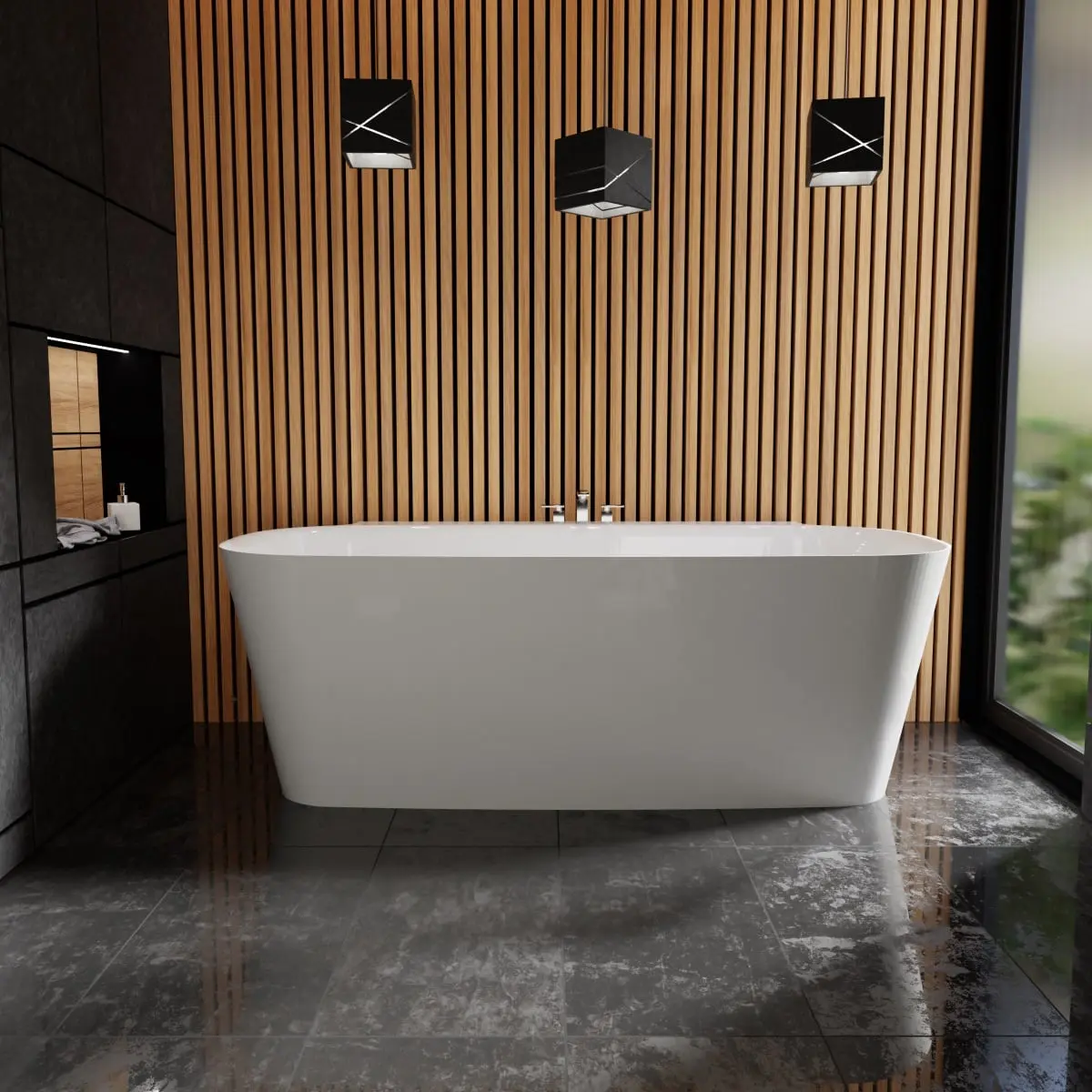 wanna wolnostojąca przyścienna