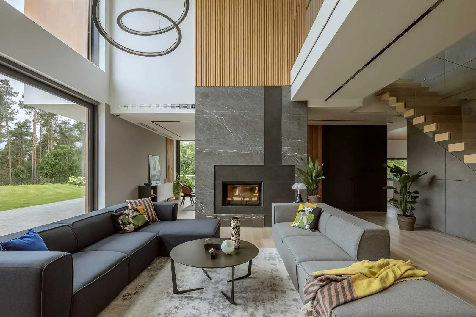 salon w stylu industrialnym