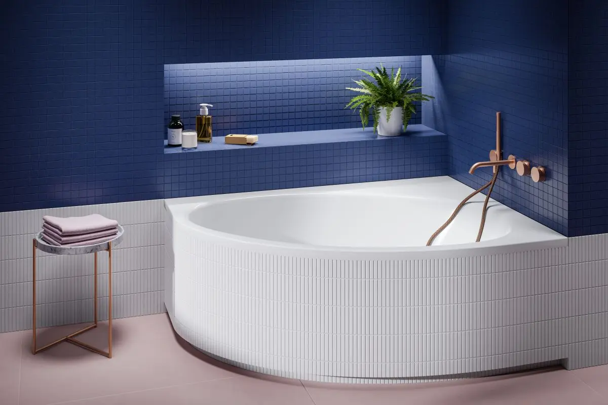 Komfortowa łazienka z wanną