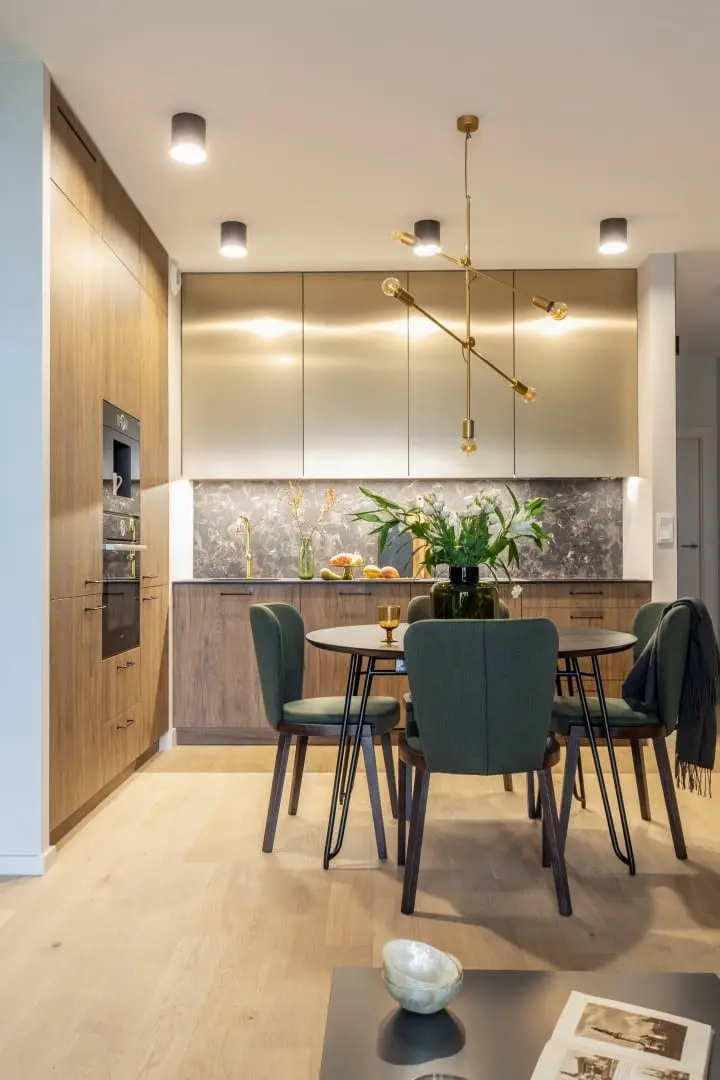 Oświetlenie w kuchni | proj. Pomysłownia