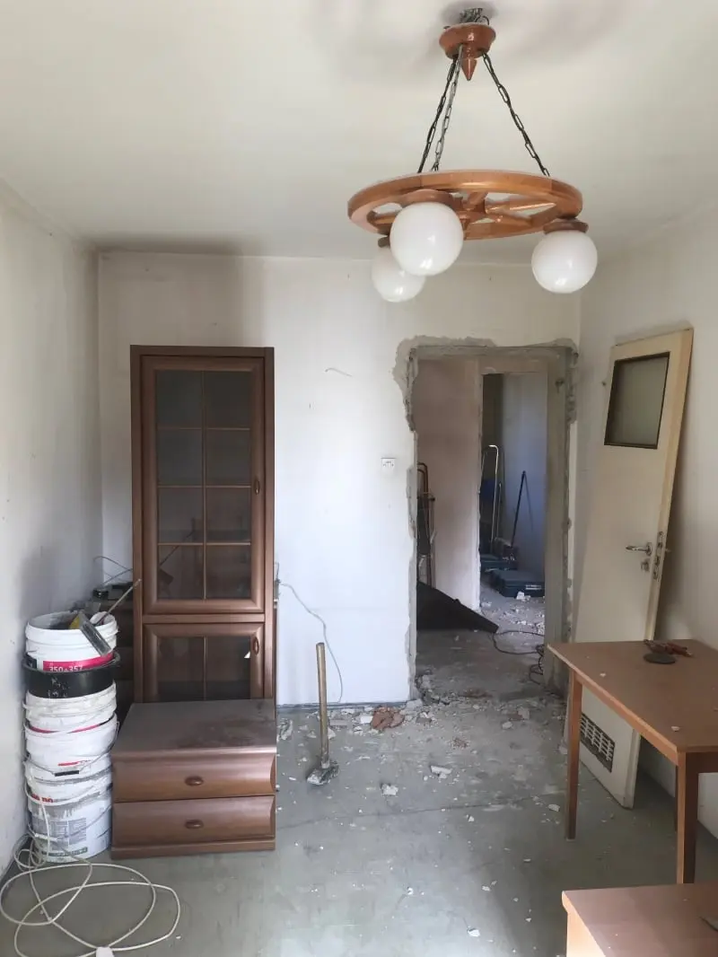 Mieszkanie w trakcie remontu.