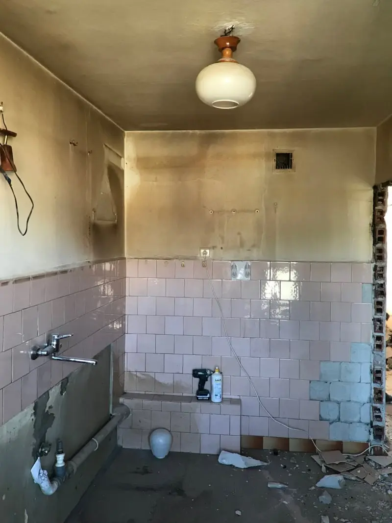 Mieszkanie w trakcie remontu.