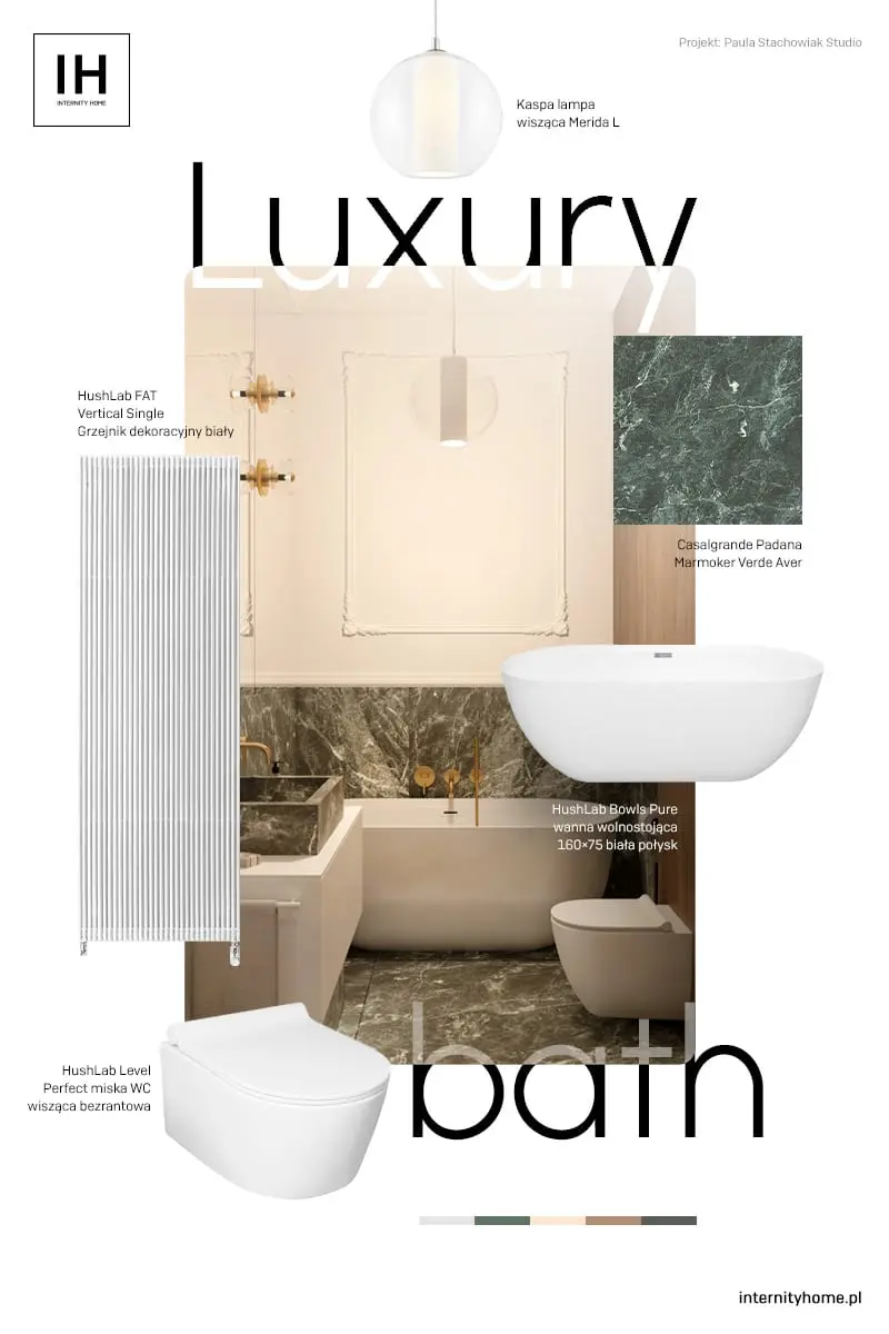 łazienka z wanną wolnostojącą