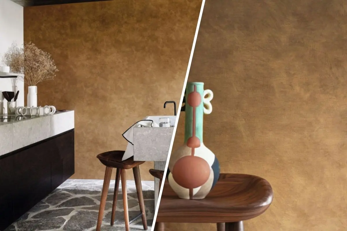 Casamance L’atelier Tapeta Argile Camel | Tapety Casamance są dostępne w showroomach z Grupy Internity Home