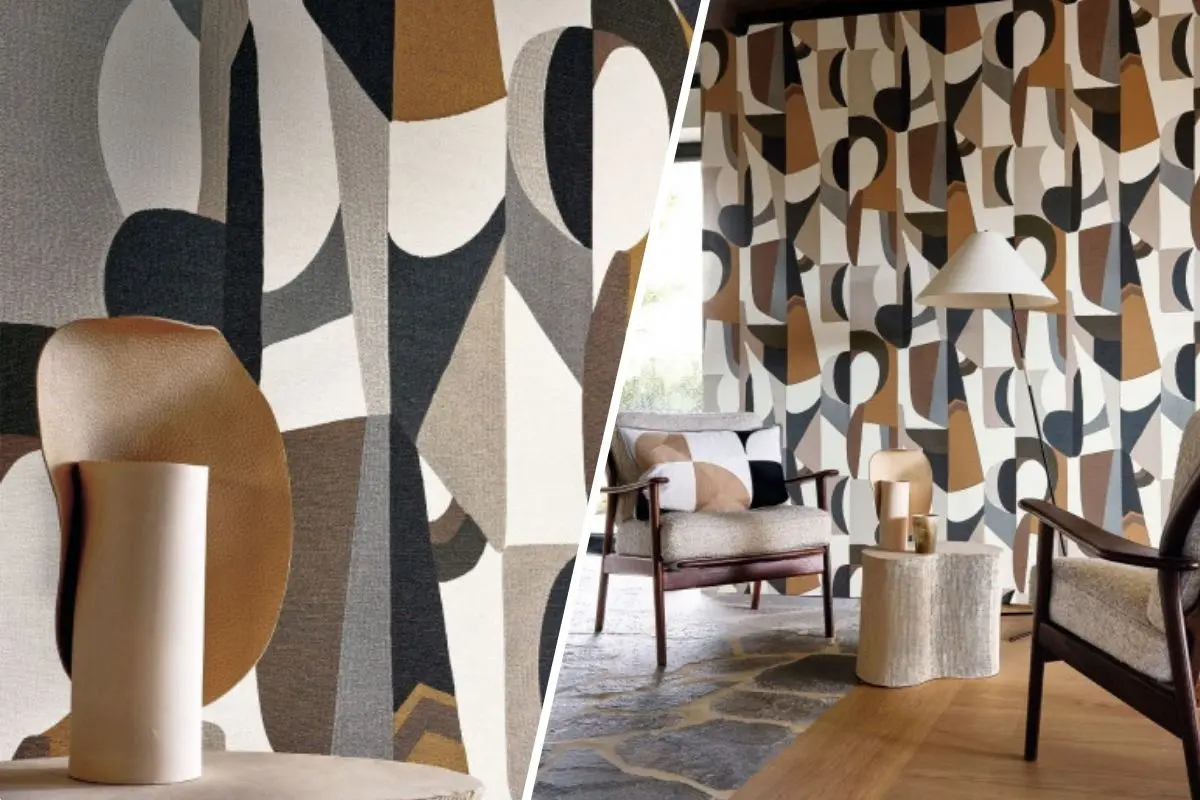 Casamance L’atelier Tapeta Assemblage | Tapety Casamance są dostępne w showroomach z Grupy Internity Home