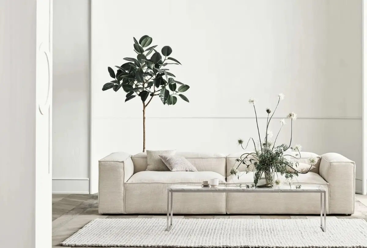 Sofa modułowa Cosima z bardzo głębokim siedziskiem, została stworzona do wypoczynku.