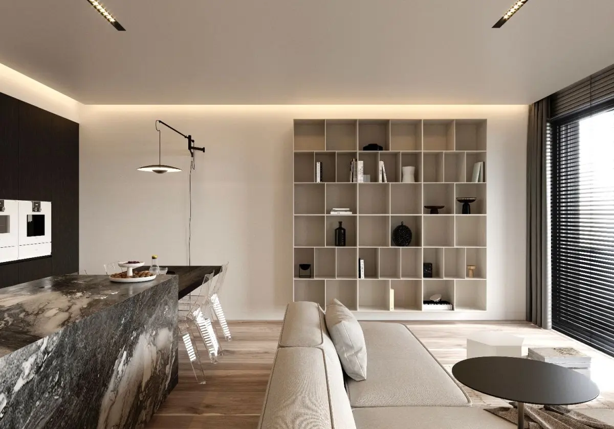 Proj. i wizualizacje: Joanna Dolot | Pracownia Kuka Wnętrza