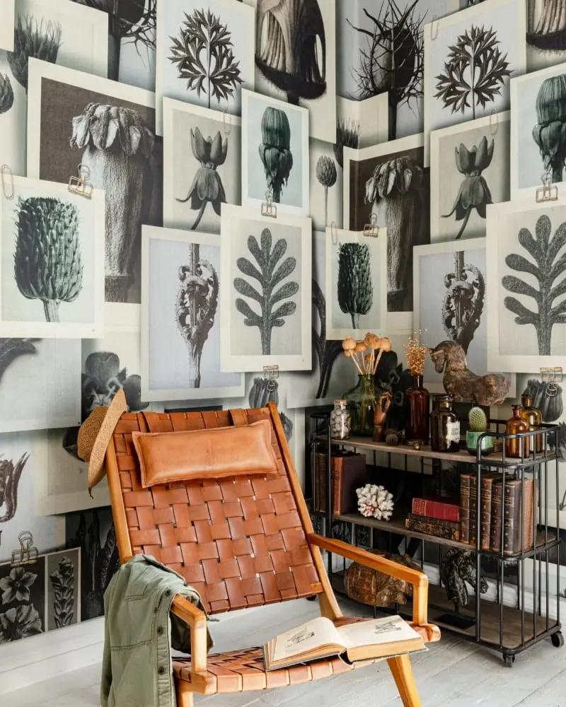 BLOSSFELDT'S ART FORMS Wallpaper
